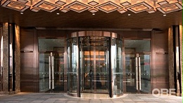 星级酒店 |OBE 超高自动旋转门安全运行近十年